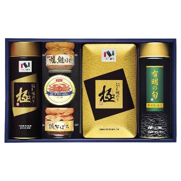 2026年お歳暮特集 ニコニコのり 焼のり･味のり･茶漬け･カニ缶･瓶詰詰合せ MB-50R 【全国送料込み】(沖縄・離島など一部地域は別途)の画像