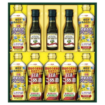 2026年お歳暮特集 日清オイリオ ボスコオリーブオイル&バラエティオイルギフト No50 BM-50A 【全国送料込み】(沖縄・離島など一部地域は別途)の画像