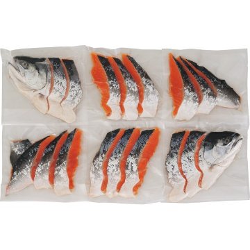 2026年お歳暮特別企画 宮城県産　伊達のぎん　新巻銀鮭姿切身（１．３ｋｇ） 【全国送料無料】(沖縄・離島は別途)の画像