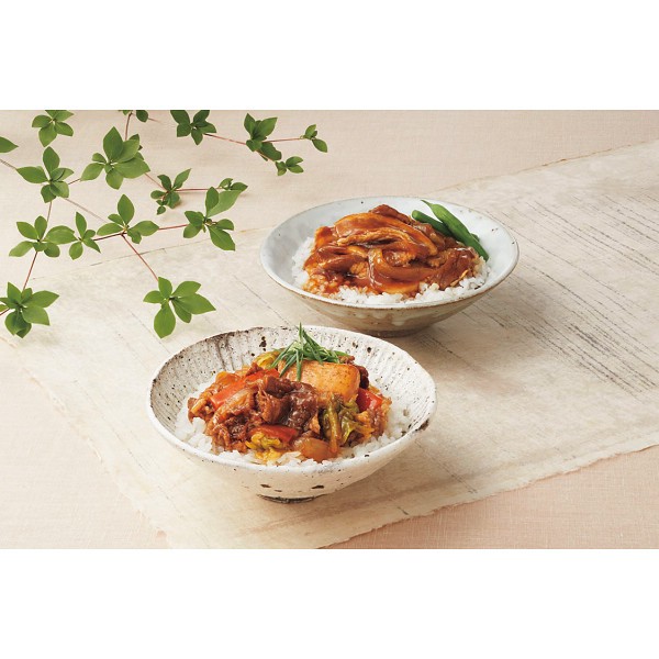 2026年お歳暮特別企画 「賛否両論」　笠原流牛すき焼き丼＆豚丼の具ギフト  ＷＧ－４０ 【全国送料無料】(沖縄・離島は別途)の画像
