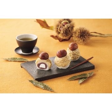 2026年お歳暮特別企画 お菓子の小山田　和栗モンブラン大福 【全国送料無料】(沖縄・離島は別途)の画像