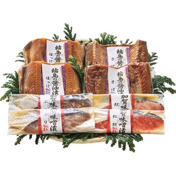 2026年お歳暮特別企画 わじまの朝　加賀味噌漬と輪島の醤油漬 【全国送料無料】(沖縄・離島は別途)の画像