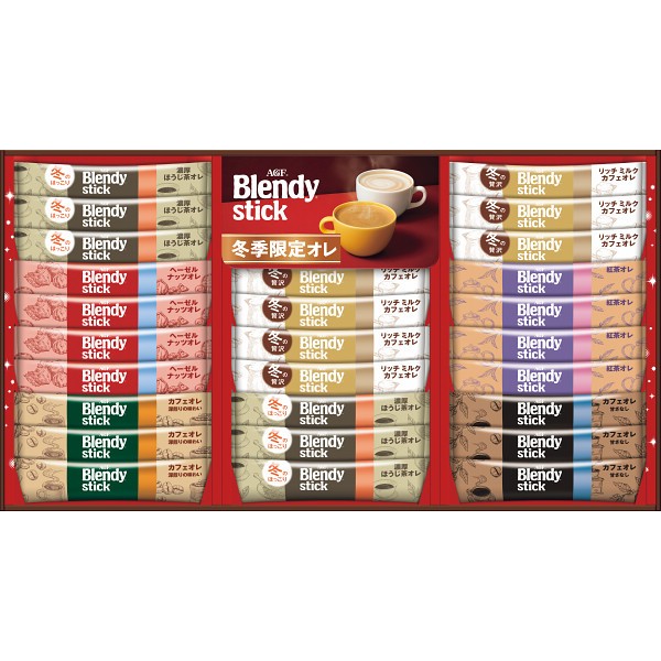 2026年お歳暮特別企画 ＡＧＦ　ブレンディスティック　ウィンターカフェオレコレクション  ＢＷー３０ 【送料込】(沖縄・離島は別途)の画像