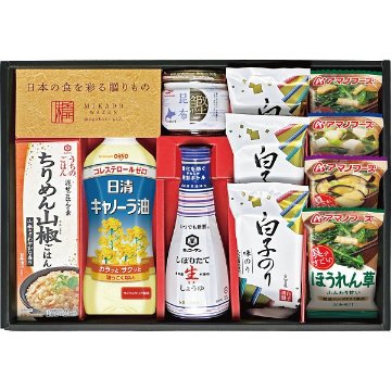 2026年お歳暮特別企画 味香門和膳（みかどわぜん）　アマノフーズ＆キッコーマン和食詰合せ  ＭＫＤ－３０Ａ 【送料込】(沖縄・離島は別途)の画像