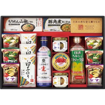 2026年お歳暮特別企画 味香門和膳（みかどわぜん）　アマノフーズ＆キッコーマン和食詰合せ  ＭＫＤ－５０Ｂ 【送料込】(沖縄・離島は別途)の画像