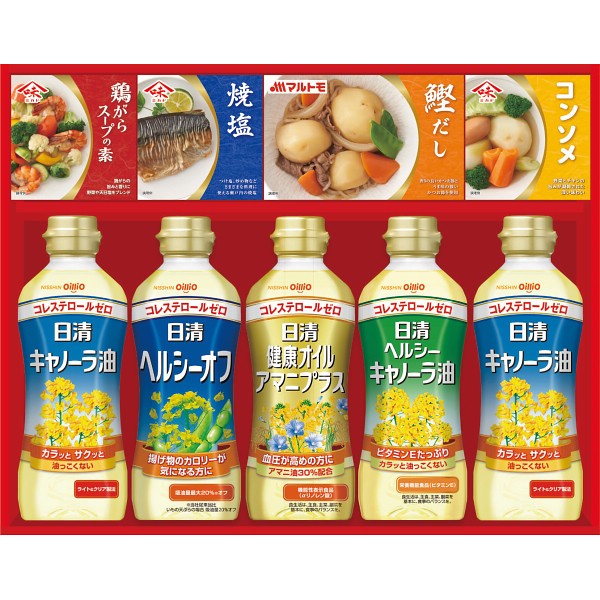 2026年お歳暮特別企画 日清ヘルシーオイル＆バラエティ調味料ギフト  Ｎ－３０Ａ 【送料込】(沖縄・離島は別途)の画像
