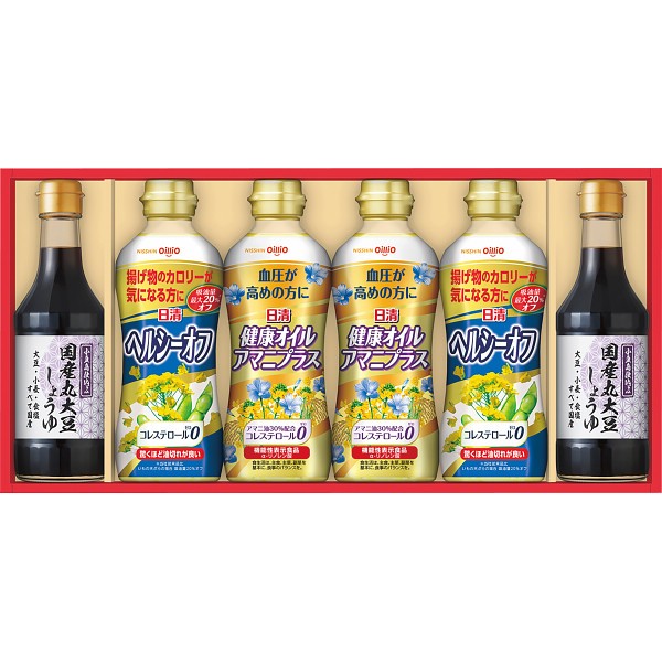 2026年お歳暮特別企画 日清　バラエティオイル＆丸大豆しょうゆギフト  ＳＯＴー３０Ａ 【送料込】(沖縄・離島は別途)の画像