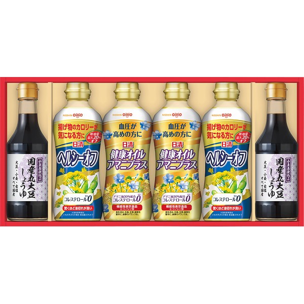 2026年お歳暮特別企画 日清　バラエティオイル＆丸大豆しょうゆギフト  ＳＯＴー３０Ａ 【送料込】(沖縄・離島は別途)の画像