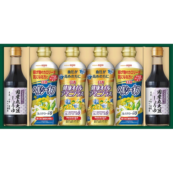 2026年お歳暮特別企画 日清　バラエティオイル＆丸大豆しょうゆギフト  ＳＯＴー３０Ａ 【送料込】(沖縄・離島は別途)の画像