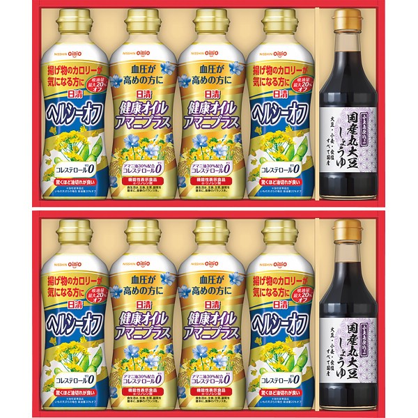 2026年お歳暮特別企画 日清　バラエティオイル＆丸大豆しょうゆギフト  ＳＯＴー５０ＷＡ　　　　　　　　　 【送料込】(沖縄・離島は別途)の画像
