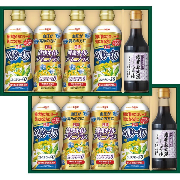 2026年お歳暮特別企画 日清　バラエティオイル＆丸大豆しょうゆギフト  ＳＯＴー５０ＷＡ　　　　　　　　　 【送料込】(沖縄・離島は別途)の画像