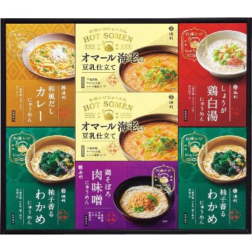 2026年お歳暮特別企画 池利　お湯かけにゅうめん  ＡＤＡ－５００Ｒ 【送料込】(沖縄・離島は別途)の画像