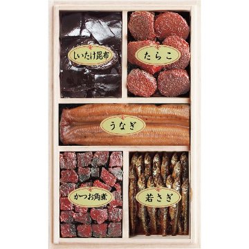2026年お歳暮特別企画 新橋玉木屋　特選佃煮５種入  １５１９５ 【送料込】(沖縄・離島は別途)の画像