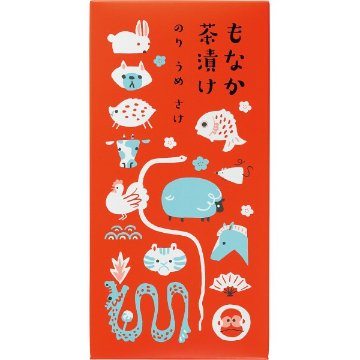 2026年お歳暮特別企画 十二支柄紅白もなか茶漬け（３個）  ９９２７ 【送料込】(沖縄・離島は別途)の画像