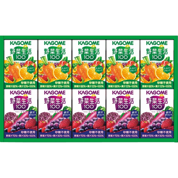 2026年お歳暮特別企画 カゴメ　小容量　野菜飲料ギフト（１０本）  ＳＹＪー１０ 【送料込】(沖縄・離島は別途)の画像