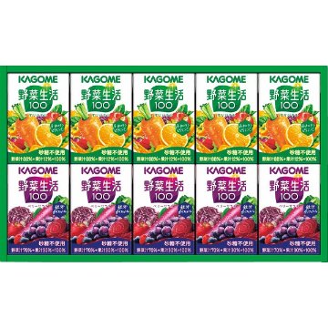 2026年お歳暮特別企画 カゴメ　小容量　野菜飲料ギフト（１０本）  ＳＹＪー１０ 【送料込】(沖縄・離島は別途)の画像