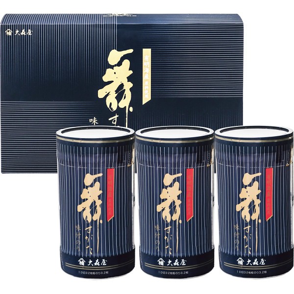 2026年お歳暮特別企画 大森屋　舞すがた味付のり卓上詰合せ  ＮＡ－１５Ｇ 【送料込】(沖縄・離島は別途)の画像