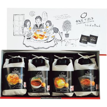 2026年お歳暮特別企画 ＲＩＣＥ　ＦＩＥＬＤ　ベイクド　アンド　フライド（４袋）  ２３００６０ 【送料込】(沖縄・離島は別途)の画像