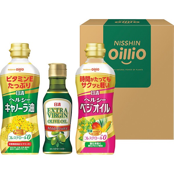 2026年お歳暮特別企画 日清　ヘルシーオイル＆ＥＸＶオリーブオイルギフト  ＴＯＶー１５ 【送料込】(沖縄・離島は別途)の画像