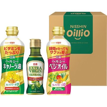 2026年お歳暮特別企画 日清　ヘルシーオイル＆ＥＸＶオリーブオイルギフト  ＴＯＶー１５ 【送料込】(沖縄・離島は別途)の画像