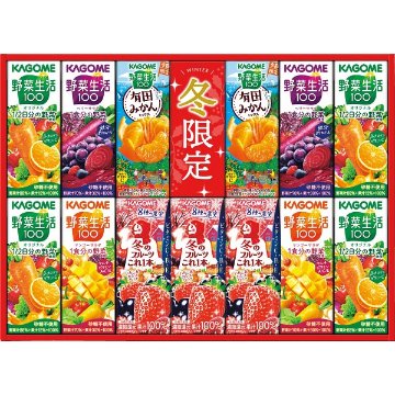 2026年お歳暮特別企画 カゴメ　ウインターバラエティギフト（１３本）  ＫＹＪ－２０Ｗ　　　 【送料込】(沖縄・離島は別途)の画像