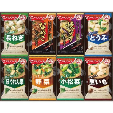2026年お歳暮特別企画 アマノフーズ　フリーズドライ　おみそ汁お楽しみギフト（１６食）  ２００Ｍ 【送料込】(沖縄・離島は別途)の画像