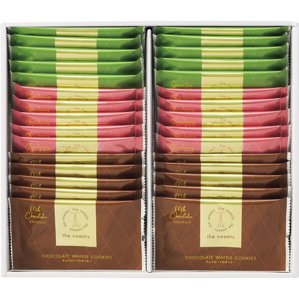 2026年お歳暮特別企画 ｔｈｅ　ｓｗｅｅｔｓ　チョコワッフルクッキー（３０枚）  ＴＷＣ－２０ 【送料込】(沖縄・離島は別途)の画像