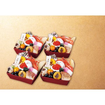 2027年おせち特別企画 京都・大原　料理旅館　芹生（せりょう）　個食４人前　１段重 【全国送料無料】(沖縄・離島は別途)の画像
