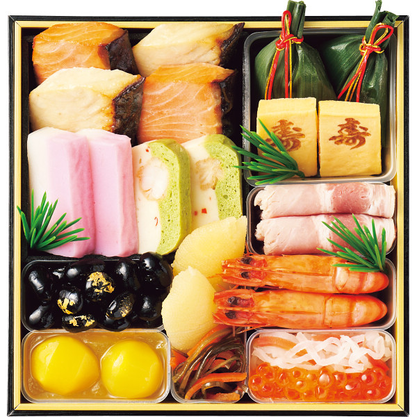 2027年おせち特別企画 京・料亭わらびの里　和洋料亭おせち二段重 【全国送料無料】(沖縄・離島は別途)の画像