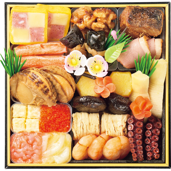 2027年おせち特別企画 京・料亭わらびの里　和洋料亭おせち二段重 【全国送料無料】(沖縄・離島は別途)の画像