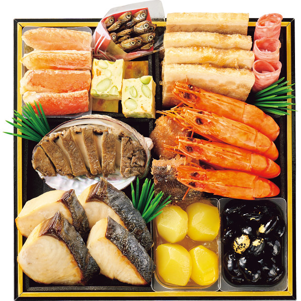 2027年おせち特別企画 京・料亭わらびの里　和洋料亭おせち三段重 【全国送料無料】(沖縄・離島は別途)の画像