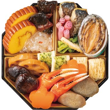 2027年おせち特別企画 和洋おせち【八角】三段重 【全国送料無料】(沖縄・離島は別途)の画像
