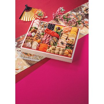 2027年おせち特別企画 和洋特大おせち【飛躍】一段重 【全国送料無料】(沖縄・離島は別途)の画像