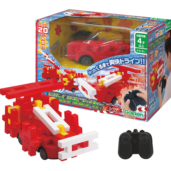 Ｇａｋｋｅｎニューブロック　変身！ドリームリモコンカー レッド  83791の画像