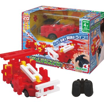 Ｇａｋｋｅｎニューブロック　変身！ドリームリモコンカー レッド  83791の画像