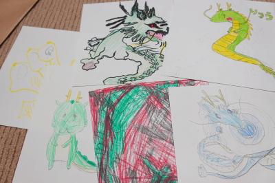 図画をスキャン・オリジナル高耐久タイル【自宅用】の画像