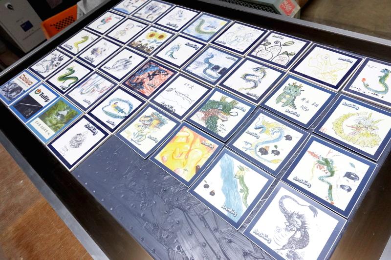 図画をスキャン・オリジナル高耐久タイル【自宅用】の画像