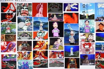 図画をスキャン・オリジナル高耐久タイル【自宅用】の画像