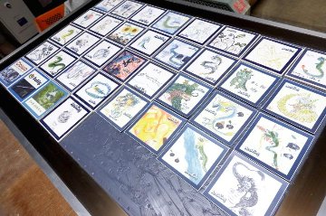 図画をスキャン・オリジナル高耐久タイル【自宅用】の画像