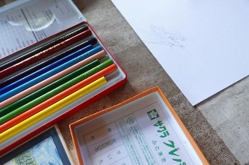 図画をスキャン・オリジナル高耐久タイル【自宅用】の画像