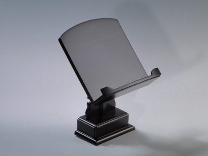 黒檀（調）見台 四寸 前部に過去帳押さえ付き の画像