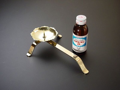 手燭（ローソク立）　真鍮製磨き画像
