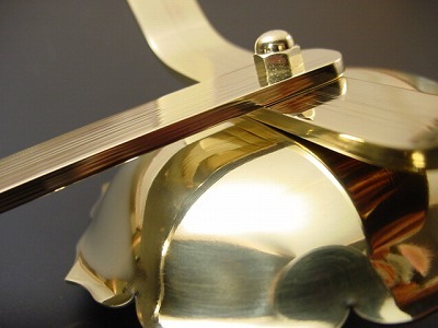 手燭（ローソク立）　真鍮製磨き画像