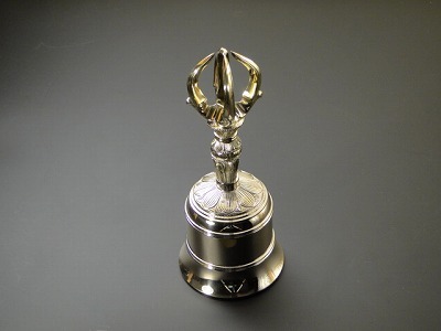 密教法具/前具（大型）金剛鈴（駒型） 1個 の画像