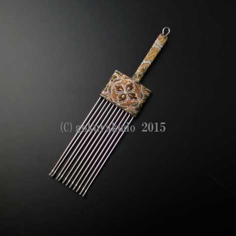 香炉くまで（灰ならし）(大)（金地）-H2の画像