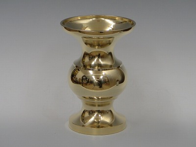 丸型花立て（磨き）　5.5寸 の画像