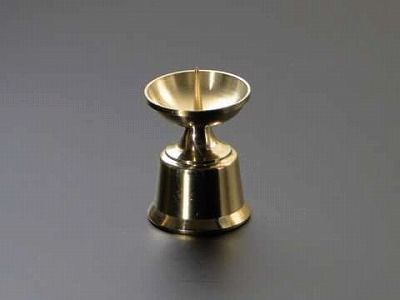 ダルマローソク立て　（特大）　磨きの画像