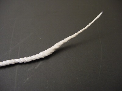 数珠用中糸 先端加工済み 1m（白）4.0号 画像