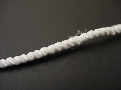数珠用中糸 先端加工済み 1m（白）4.5号 画像