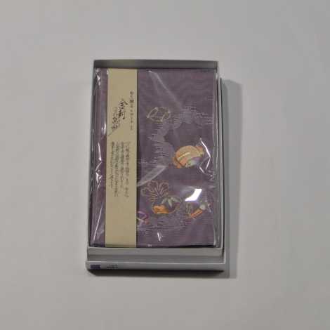 つづれ織金封入（ふくさ）　寶尽し　ラベンダー色（H）の画像